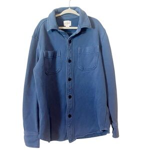 Crewcuts J.Crew Blue Kids’ Cotton‎ Button Down Jacket Size Medium
